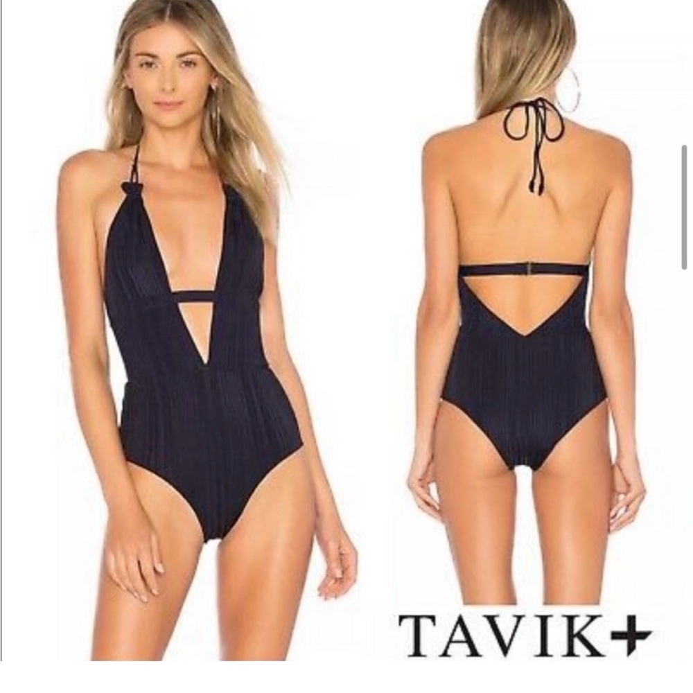 🔥🔥 Tavik + swimsuit New. Navy Small. One piece swimsuit classy and sexy!